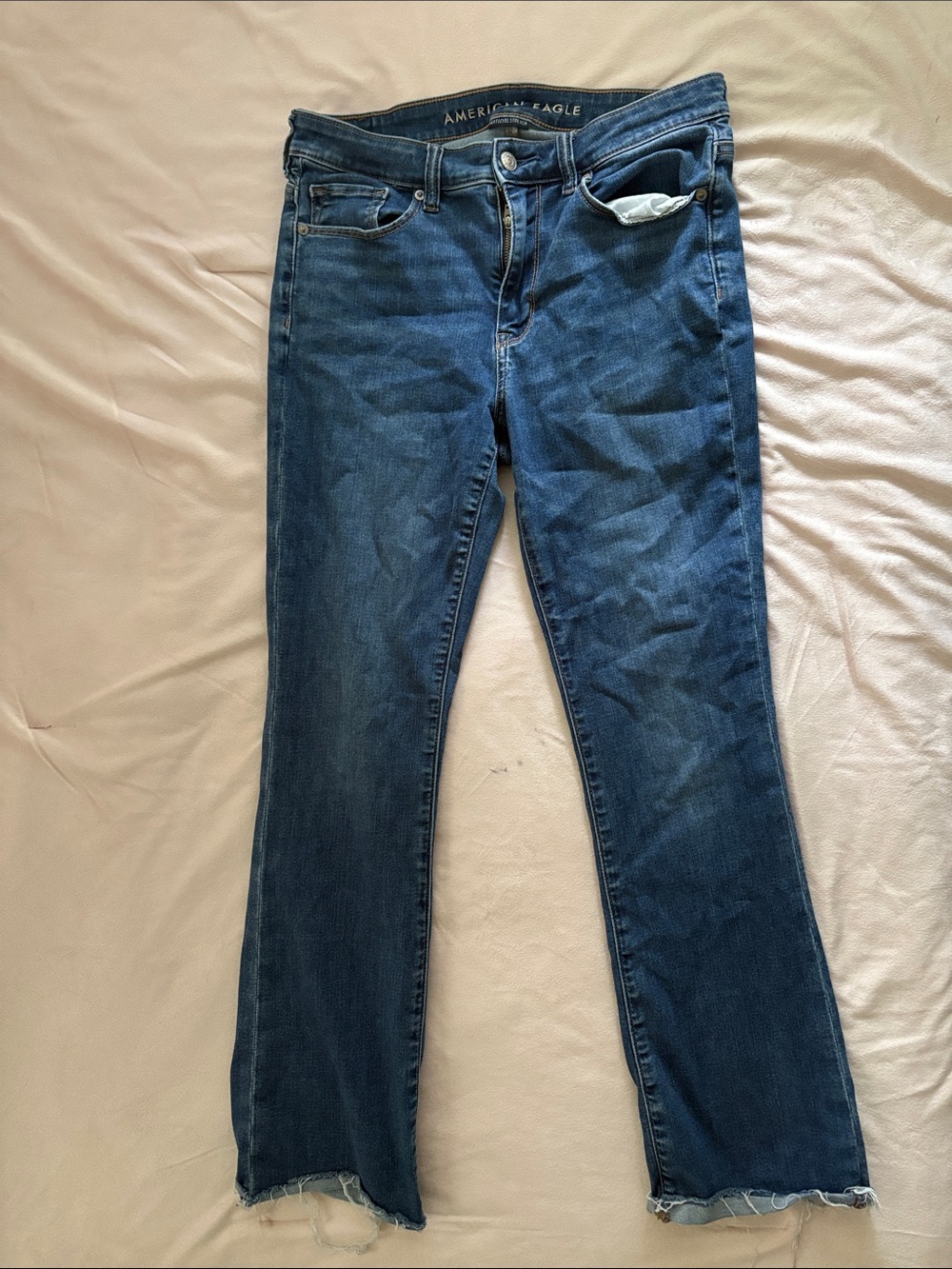 American Eagle Outfitters Women's Dark Indigo Flare Jeans